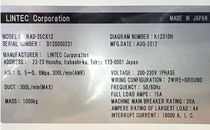 LINTEC RAD2500M/12��Ĥ��