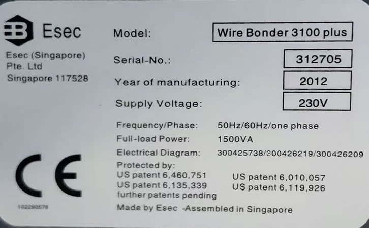 ESEC 3100 plusȫ�Զ����߼��ϻ�